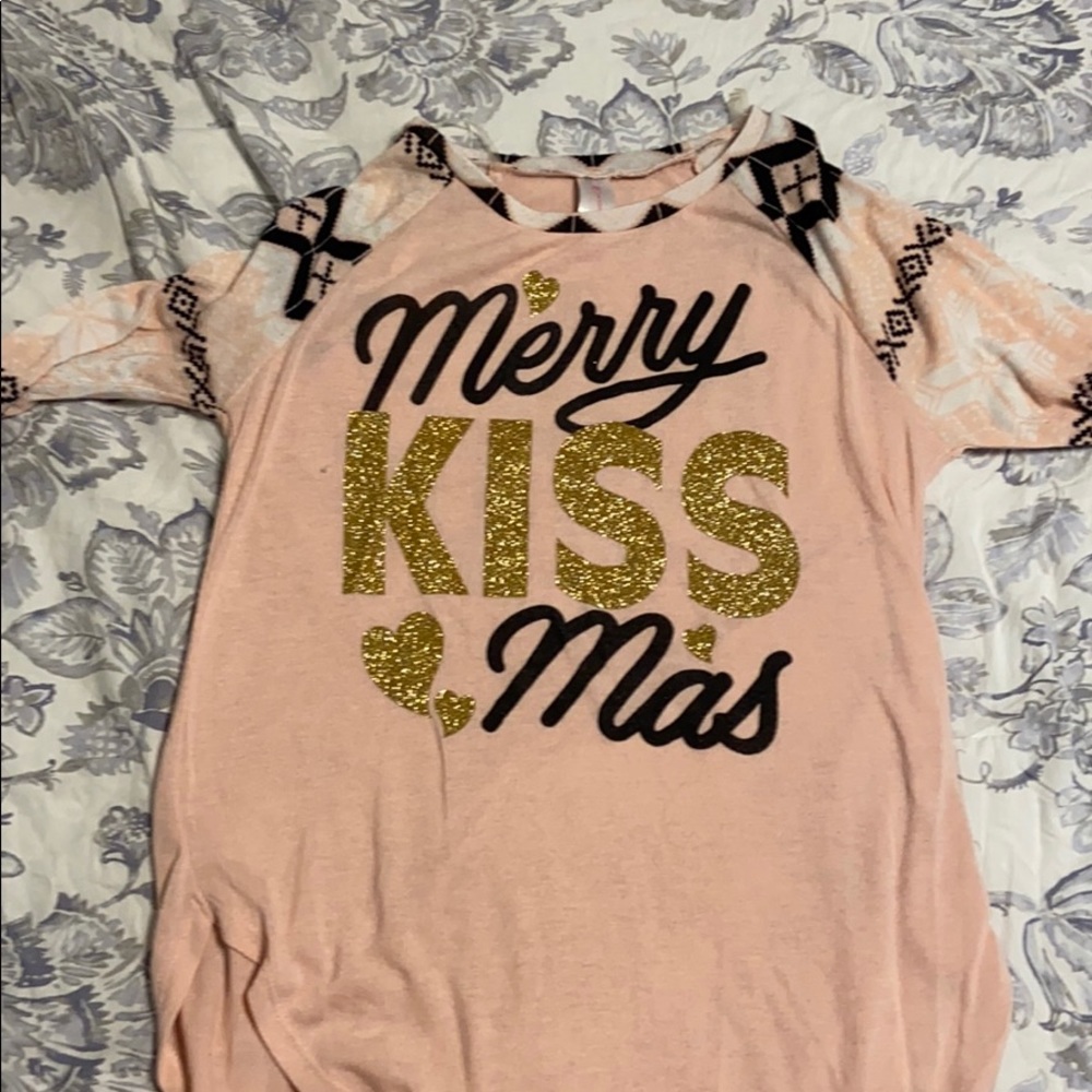 Graphic 3/4 sleeve shirt